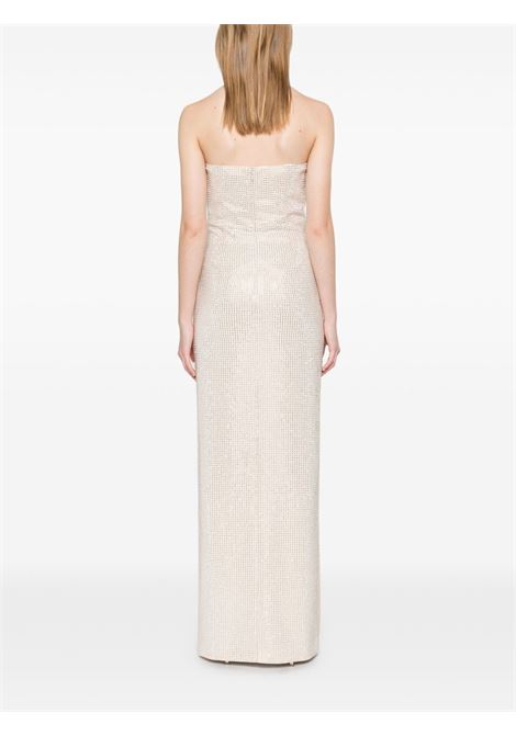 Abito lungo con decorazione color champagne Roland Mouret - donna ROLAND MOURET | RMSS25013GDTCH